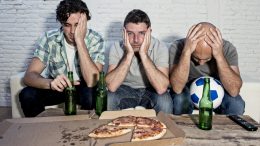 Fußballfans am Verzweifeln