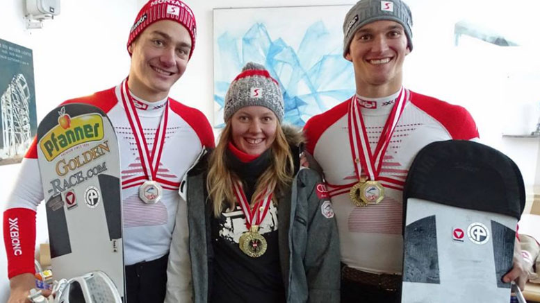 Alessandro Hämmerle (li.), Kristina Neussner und Julian Lüftner